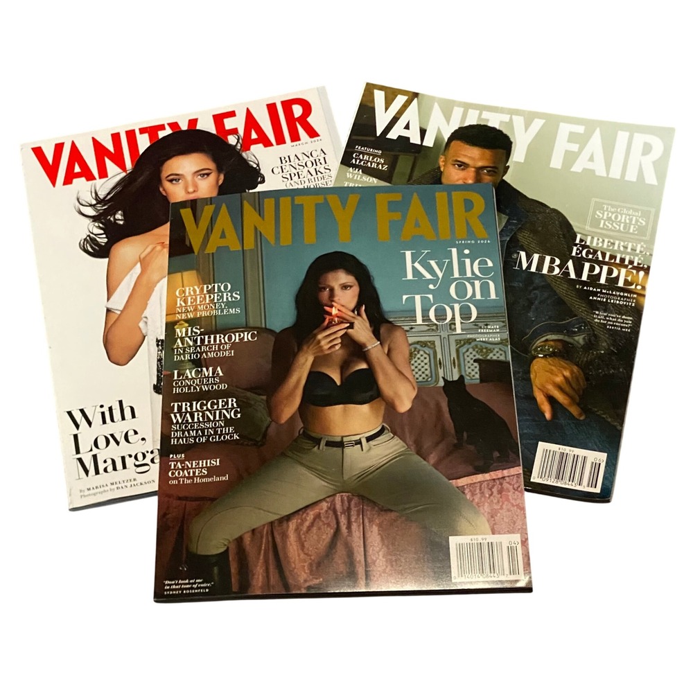 Vanity Fair Magazine Bundle 2026 Issue Kylie Jenner Margaret Biance Censori